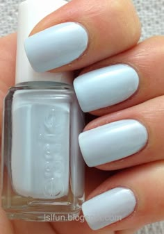 Essie Polish, Toe Nail Designs, Pastel Nails, Icy Blue, Coffin Nails Designs, Nail Color