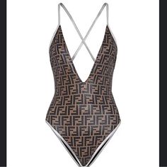 Size 36 Fendi Clothing, Ff Logo, Fendi Logo, Swimming Costume, Cute Swimsuits, Mens Street Style, World Of Fashion, Womens Swim, Chic Outfits