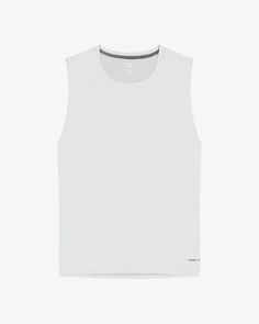 Circuit Muscle Tee – Layer 8 Dri-fit Athleisure Workout Tops, Functional Breathable T-shirt For Light Exercise, White Dri-fit Athleisure Activewear, Basic Moisture-wicking Top With Medium Support, Basic Tops With Moisture-wicking And Medium Support, Basic Tops With Medium Support And Moisture-wicking, Basic Moisture-wicking Top, White Technical Moisture-wicking Activewear, White Dri-fit Activewear For Gym