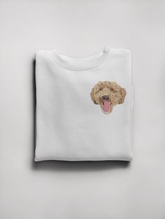 Indulge in the Pupsentials Ready-to-Wear Collection: cozy, high-quality sweatshirts adorned with detailed dog embroidery.Unisex sizing - Runs large. For a true to size fit, please size down. No need for a photo - choose from 100+ breeds Unique breed or dog? Select Breed Not Listed and we will share our full catalog of over 100+ breeds.This is NOT custom - If you would like a custom 1 of 1 sweater please click here Receive your stylish new sweatshirt in under 7-10 days. Show off your love for dog Dog Embroidery, Animal Sweatshirt, Embroidered Sweatshirt, Cozy Fits, 1 Of 1, Big Love, Italian Fabric, Embroidered Sweatshirts, Goldendoodle