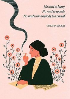 Virginia Wolf Poetry, Illustration Art Feminism, Poetic Illustration, Women In Literature, Wall Prints Quotes, Virginia Wolf, Bloomsbury Group