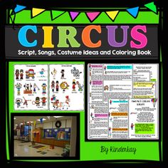 an image of a classroom poster with the words circus