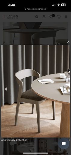 an image of a table and chairs in the same room