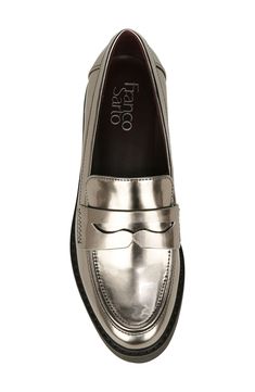 Be the boss of gloss in this sleek loafer featuring a lugged sole for steady strides. 1 1/4" heel Synthetic upper, lining and sole Imported Emperors New Clothes, Franco Sarto, Sharp Dressed Man, Winter Shoes, Loafers For Women, Loafer Flats, Trending Shoes, Wedding Outfit, New Outfits