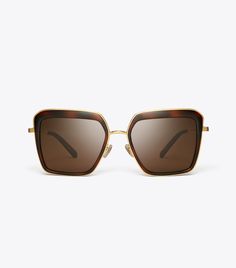 Kira Bold Rim Sunglasses: Women's Designer Sunglasses & Eyewear | Tory Burch Sunglasses Women Designer, Designer Accessories, Colored Sunglasses, Square Frames, Designer Sunglasses, Eyewear Sunglasses, Accessories Design, Designing Women, Designer Shoes