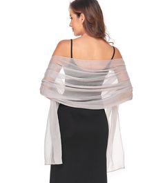 PRICES MAY VARY. High quality upgraded sheer fabric, the shawl wrap is super soft and comfortable, Smooth.Lightweight, and Breathable,suitable for all seasons. silky chiffon shawls available in two sizes:79’’×18’’(200×45cm),79’’×27’’(200×70cm).great to wear it as a scarf, shawl or wrap for women. Available in different Classic colors; such as:Black,Blush,Light Grey,White,Ivory,Navy Blue,Champagne;Great match your different dresses in different Occasion. These shawls Scarves are perfect for match Sheer Shawl For Evening, Elegant Summer Shawl Wrap, Elegant Summer Wrap, Elegant Sheer Chiffon Shawl, Wedding Guest Shawl, Bridesmaid Scarves, Blue Champagne, Black Blush, Chiffon Shawl