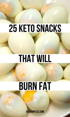 Ketone Recipes, Fat Burning Snacks, Easy Keto Meal Plan