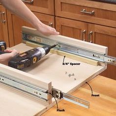 Kitchen Cabinet Storage Solutions, Cabinet Storage Solutions, Diy Kitchen Projects, Cheap Kitchen Cabinets, Kitchen Base Cabinets, Kitchen Sink Storage, The Family Handyman