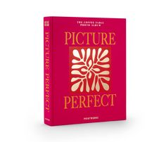 a book with the title picture perfect written in gold and red on it's cover