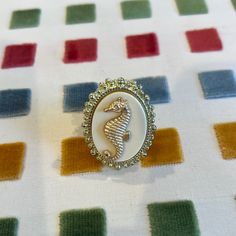 Palm Beach Statement Ring. Gold Seahorse. Stretchy Back So Fits Everyone. Never Used Ring Color, Ring Gold, Womens Jewelry Rings, Statement Ring, Palm Beach, Statement Rings, Womens Sizes, Women Jewelry, Ring