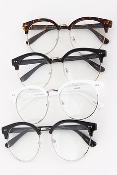 Clear Round Glasses, Glasses For Your Face Shape, Fake Glasses