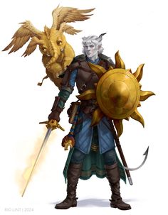 ArtStation - Chagrin and the hollyphant, Rio Lint Avernus Dnd, Dnd Cardboard, Npc Rpg, Dnd Tiefling, Dnd Paladin, Dungeons And Dragons Board