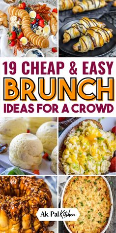 19 cheap and easy brunch ideas for a crowd