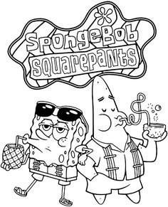 Spongebob Coloring Pages Free Printable, Coloring Pages Spongebob, Printable Spongebob, Spongebob Coloring Pages, Plexiglass Painting, Patrick Spongebob, Bob Sponge, Spongebob Coloring