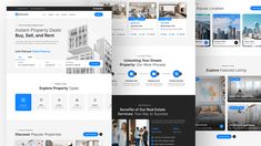 the website design for real estate agent