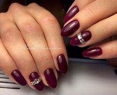 Plum Nails, Ball Ideas, Amazing Nails, Gothic Nails, New Nail Designs, Nail Polish Art, Design Nails, Dark Nails, Colorful Nail Designs