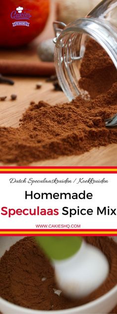 homemade spice mix in a bowl with spoon