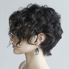 Girls Short Haircuts, Curly Pixie Cuts, Curly Pixie, Short Hairstyles For Thick Hair, Girl Haircuts