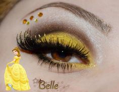 Princess Eye Makeup, Disney Princess Eyes, Belle Makeup, Disney Eyes, Beauty And The Beast Theme