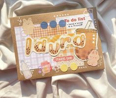 there is a card that says to do list