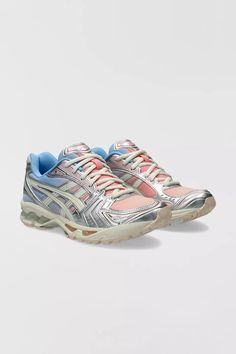 ASICS GEL-Kayano 14 Premium Sneaker | Urban Outfitters 2000s Look, Shoe Technology, Asics Gel Kayano, Men's Shoes Accessories, Sneakers Looks, Lightweight Sneakers, Asics Shoes, Retro Sneakers, Brand Sale