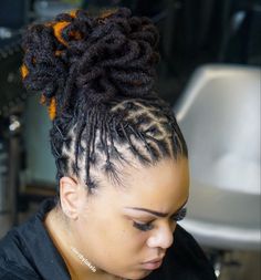 Dreadlocks Hair Care, Loc Updo, Cornrows Natural Hair, Beautiful Locs, Dreads Girl, Protective Hairstyles For Natural Hair, Dreadlock Style