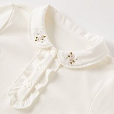 Make dress-up time a bit more playful with this Embellished Flower Ruffled Little Girl White Polo! This long-sleeve top is sprinkled with floral adornment and delightful ruffles, ensuring your mini fashionista will always look their absolute best. Perfect for a day of dress-up in the park or a special family photo! Top Ideas, Kids Dresses, White Polo, Dresses Kids Girl, Girls Long Sleeve, Family Photo, Kids' Dresses, White Long Sleeve, Kids Dress