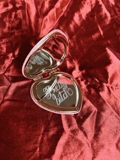 Pink sparkley compact mirror hand engraved with the words "pretty b!tch" in tatto style letting. (the last photo is a more true to color showing the pink) Room Reset, Mirror Engraving, Buy List, Pink Sparkly, Makeup Goals, Pocket Mirror, Mirror Art, Compact Mirror, A Tattoo