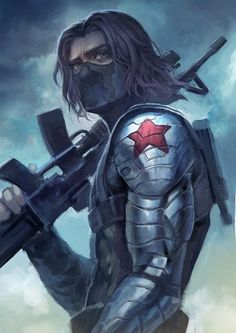 The Winter Soldier, James "Bucky" Buchanan Barnes (Artist Unknown ...) Female Winter Soldier, Film Marvel, James Buchanan "bucky" Barnes, Bucky And Steve, John Wilson, Winter Soldier Bucky, Bucky Barnes Winter Soldier, The Dark Side