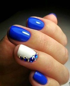 Nails Ombre Nail, Blue Nail Art, Nails Blue, Cute Nail Designs, Creative Nails, Nail Polishes, Gorgeous Nails