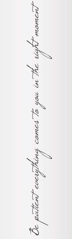 the words are written in cursive writing on a white background with black ink