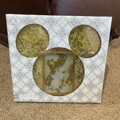 a box with an image of mickey mouse on it