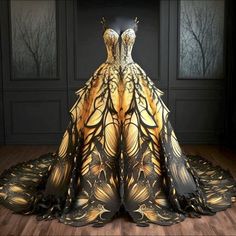 Dresses Inspired By Nature, Tale Dress, Art Outfits, Theme Dress, Gala Dresses