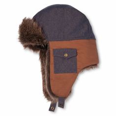 DICKIES BLUE / BROWN TROUT CREEK TRAPPER HAT   Features: Faux fur lined, Corduroy flaps and Pocket One size fits most - Intended for age 14+ Waterresistant, Windproof and Weatherproof shell Free Shipping!! Thanks for Looking ELITE WAREHOUSE TERMS & CONDITIONS What we sell We mainly deal in "open box" items.  These are generally store returns from box stores or on-line stores, shelf pulls or box damaged items.  We define these in a number of different ways. "Open Box" = any item that we have had Windproof Hats With Ear Flaps For Fall, Winter Outdoor Hats With Ear Flaps, Winter Outdoor Hat With Ear Flaps, Insulated Brimmed Winter Hats, Warm Ear Flaps Hat For Fall, Warm Fall Hat With Ear Flaps, Warm Fall Hats With Ear Flaps, Brown Insulated Winter Hat, Adjustable Winter Hats With Ear Flaps