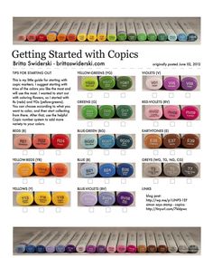 some different colored inks are shown in this page, and there is an image of them