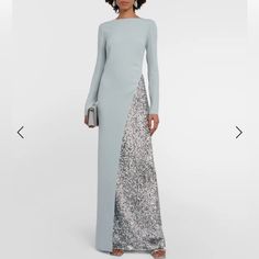 New With Tags . Never Worn. Givenchy Blue /Silver Sequined Maxi Dress. Size 36 Fr. Fits Like A Size 4 Us. Beautiful Gown. Retail $5995. Perfect . Givenchy Dresses, Givenchy Fashion, Givenchy Dress, Designer Shopping, Elegant Coats, Sequin Outfit, Designer Evening Gowns, High Fashion Street Style, Maxi Dress Blue