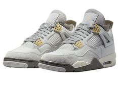 Air Jordan 4 Retro SE Craft Photon Dust Off White Grey DV3742-021 Men Size 11. Fast Shipping The Air Jordan 4 SE Craft Photon Dust comes constructed out of a variety of materials on the upper including leather, suede, and textile in various shades of grey. Pale Vanilla detailing on the waffle eyelets, Sail midsoles, and dark grey rubber outsoles round out the main details. Black Cat 4s, Basketball Shoes For Men, Baskets Adidas, Air Force One, Jordan 4 Retro, Air Jordan 4, Nike Shox, Air Jordan 4 Retro, Air Jordan 3