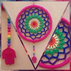 Mandalas Siete Chakras, Tejidas A Crochet,! Únicas! - $ 220,00