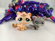 Littlest pet shop kitten and Tiger #1607 #1608.  Pets are in excellent nice clean condition. Bengal Tiger, Cute Kitten, Kittens Cutest, Preschool, Kittens