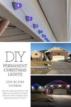 the instructions for how to install christmas lights