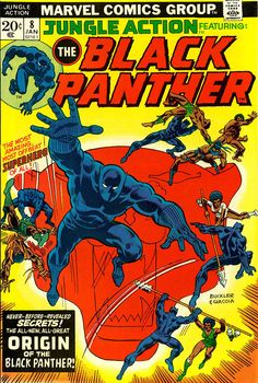 the black panther comic book cover