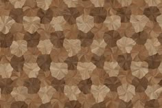 an abstract pattern made up of brown leaves