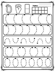 a printable worksheet for the letter o, with numbers and letters on it