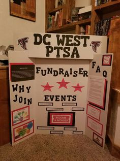 a sign that says dc west plaza fundraiser faq why events join