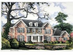 this is an artist's rendering of a house