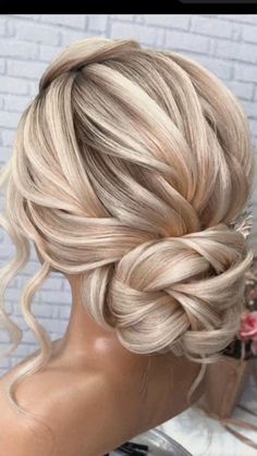 Ball Gown Wedding Hairstyles, Godmother Hairstyle Wedding, Bridal Hair Updo With Pearls, Bridesmaid Hairstyles Elegant, Beachy Wedding Updo, Updos For One Shoulder Dresses, Loose Romantic Wedding Hair, Elegant Wedding Updos For Long Hair, Medium Length Wedding Hair All Down