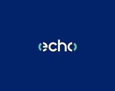 the echc logo on a blue background