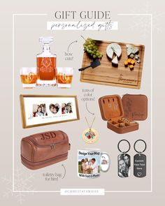 the gift guide for personalized gifts