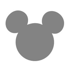 a mickey mouse head icon on a white background