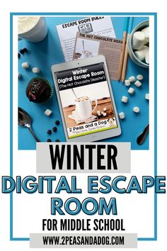 the winter digital escape room for middle school